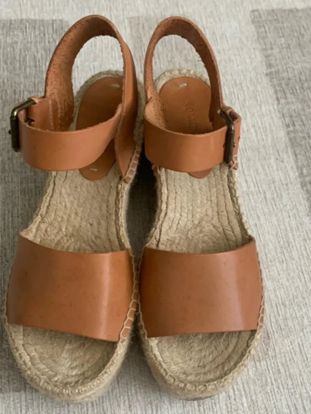 Soludos leather platform